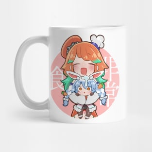 Takanashi Kiara Hugging Pekora Rabbit! Mug